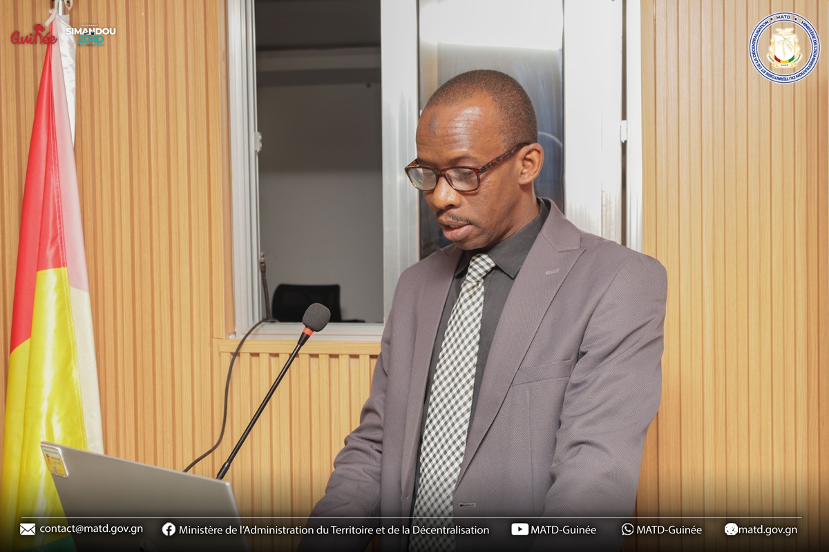 Réunion de Cabinet du MATD : Le BSD présente le PREMAP